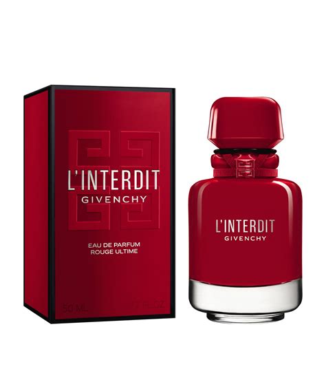 givenchy l'interdit rouge ultime 50 ml|l interdit rouge ultime.